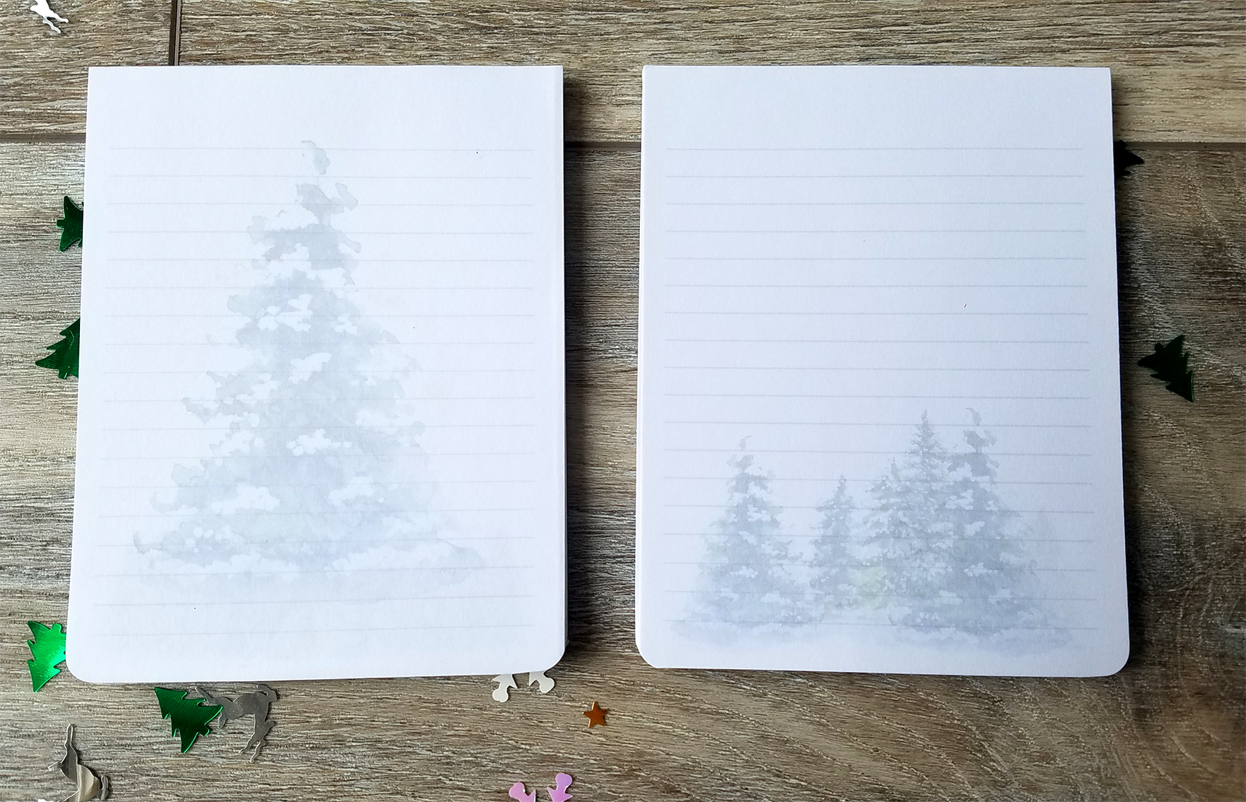 Winter Pine Memo Pad