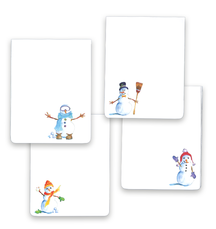 Snowman Memo Pad