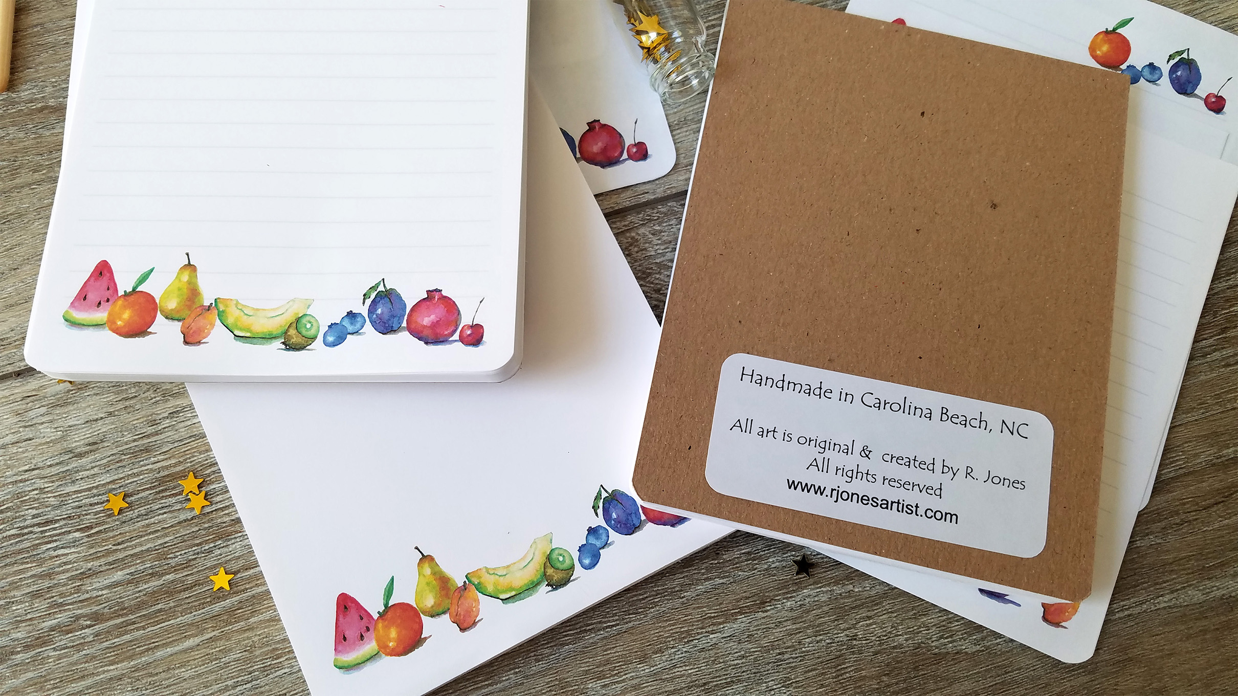 Fruit-Themed Memo Pad