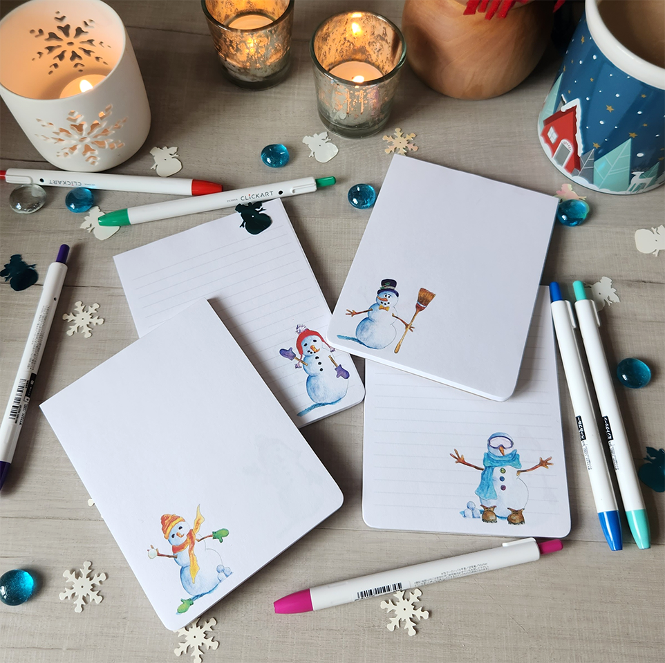 Snowman Memo Pad