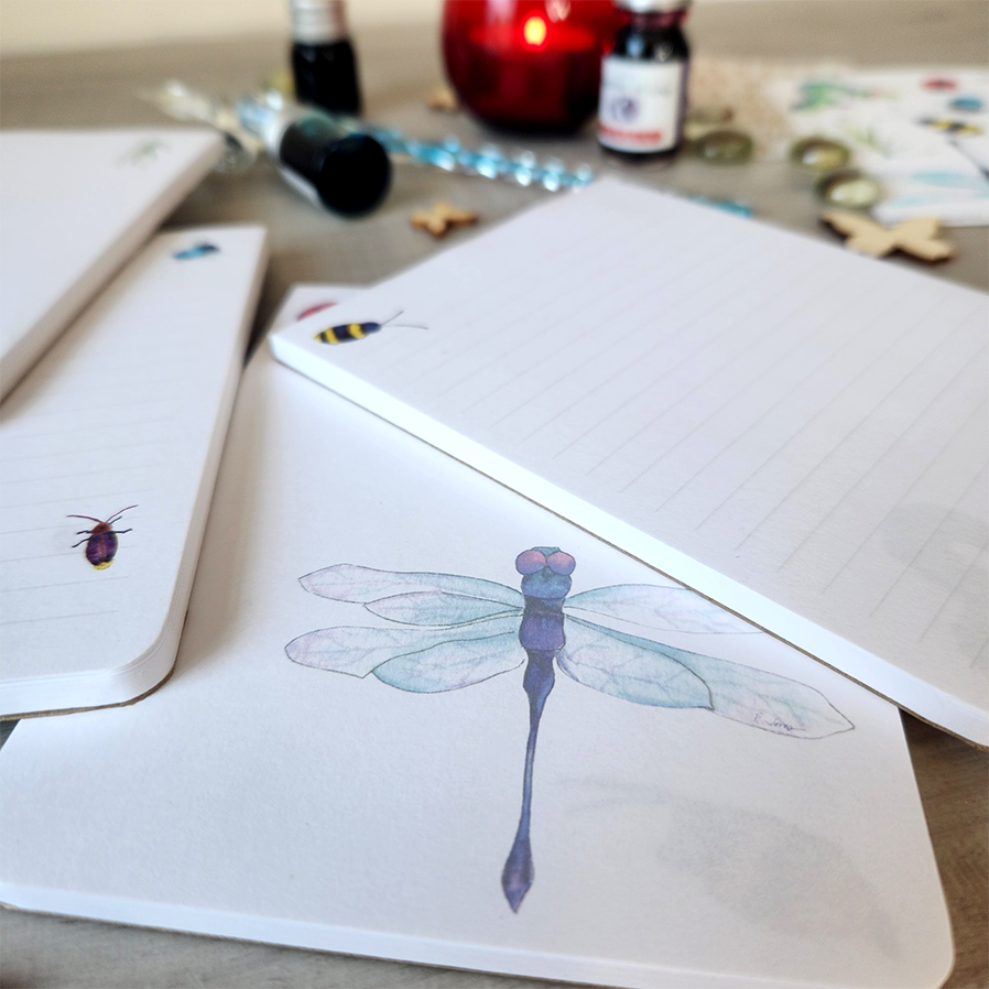 Insect-Themed Memo Pad