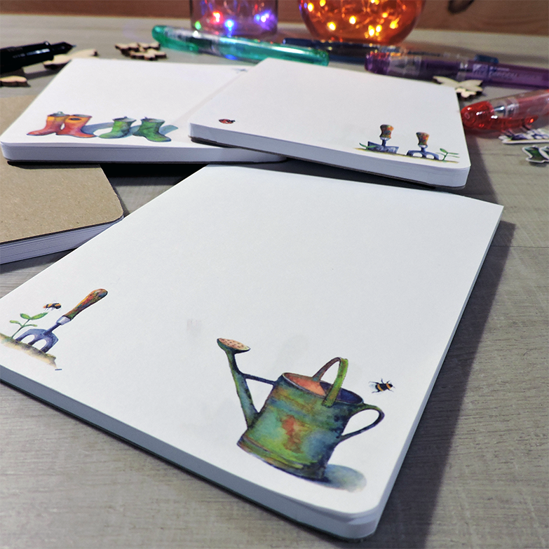 Garden-Themed Notepad 