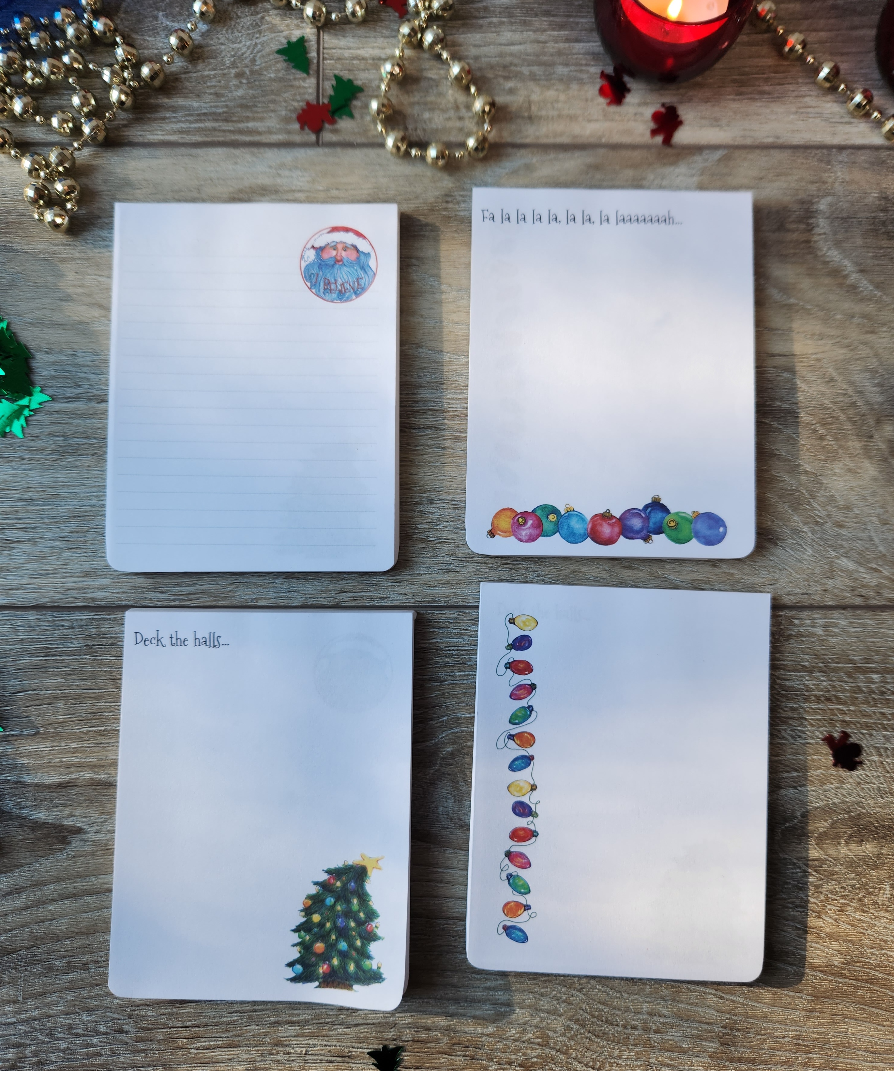 Christmas Memo Pad