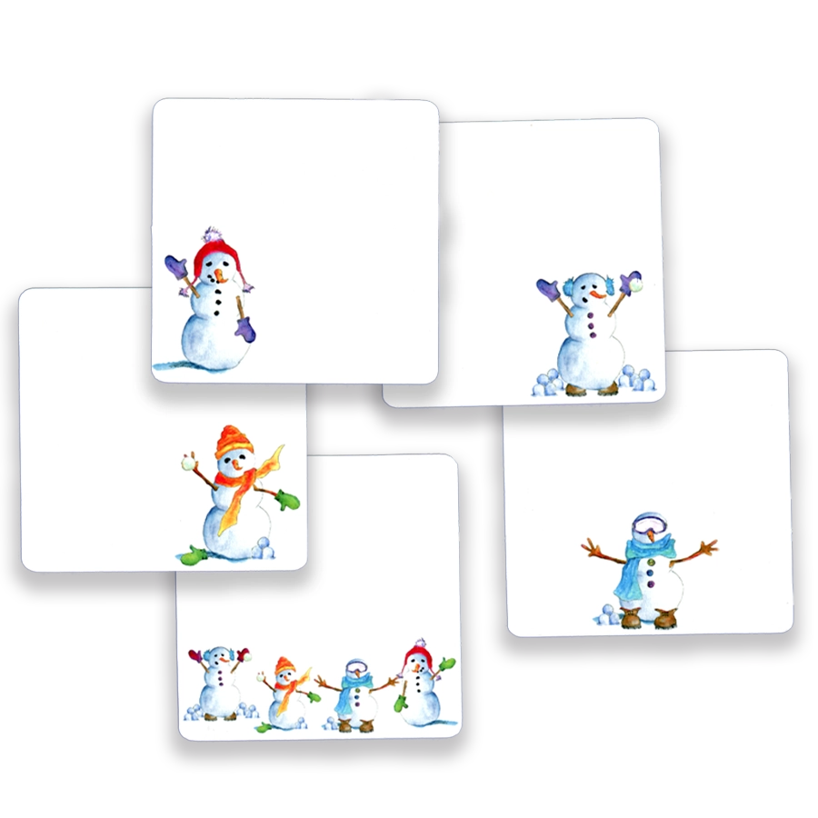 Snowman Winter Mini Notes