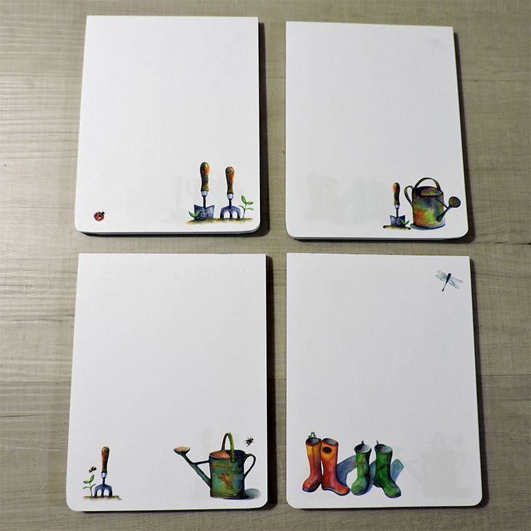 Garden-Themed Notepad 