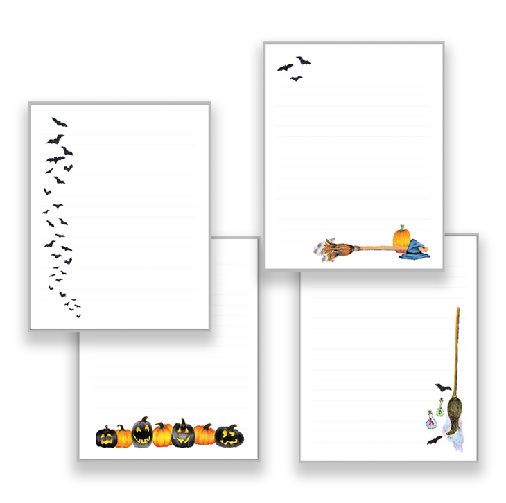 Halloween-Themed Memo Pad