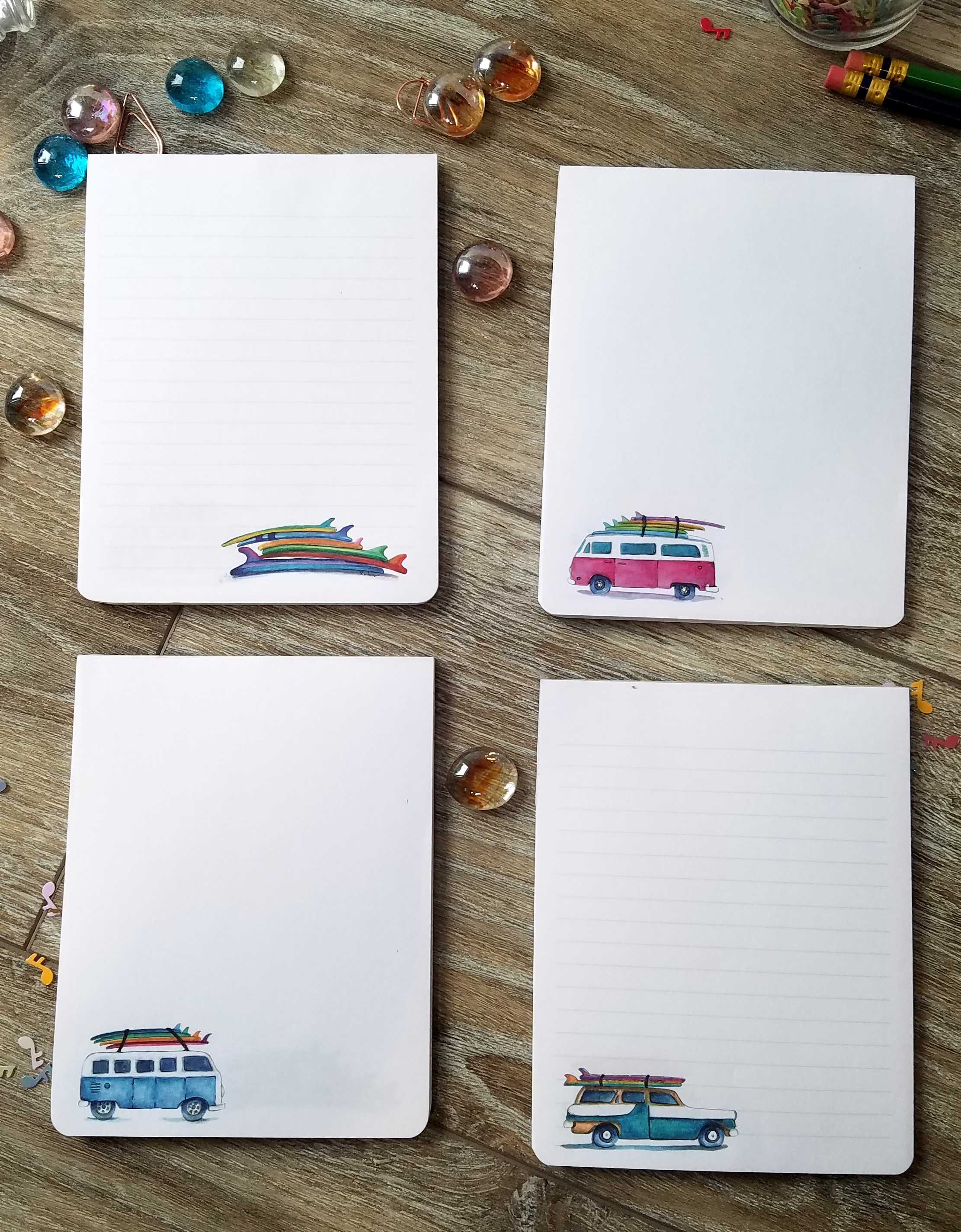 Surf Bus Memo Pad