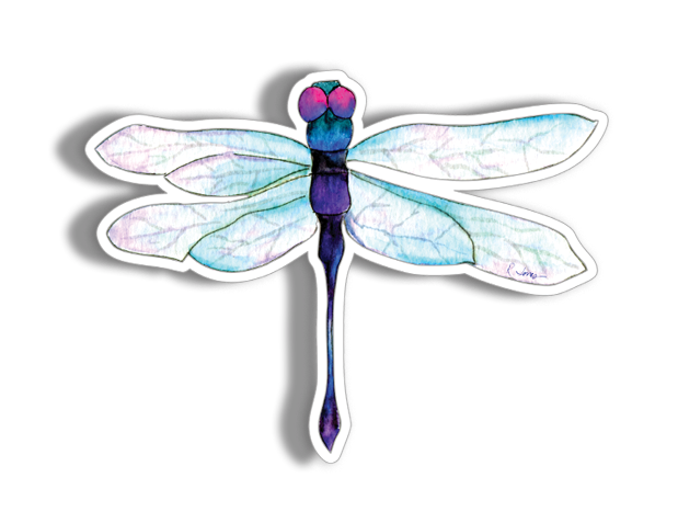 Dragonfly Vinyl Sticker