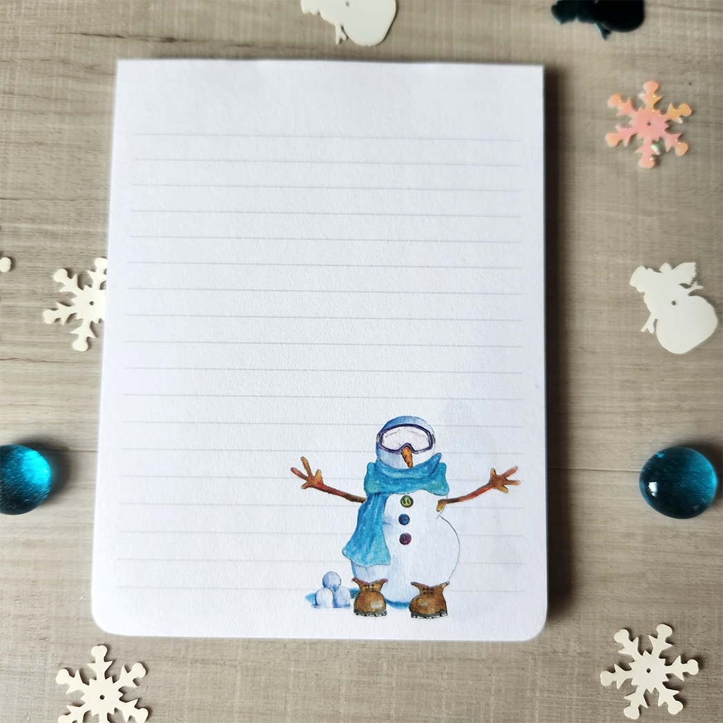 Snowman Memo Pad