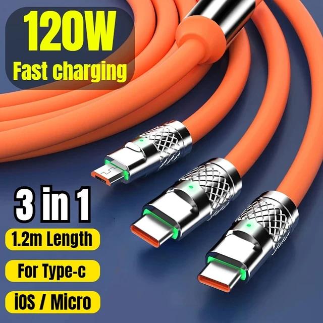 120W Three-in-One Data Cable (Imported)