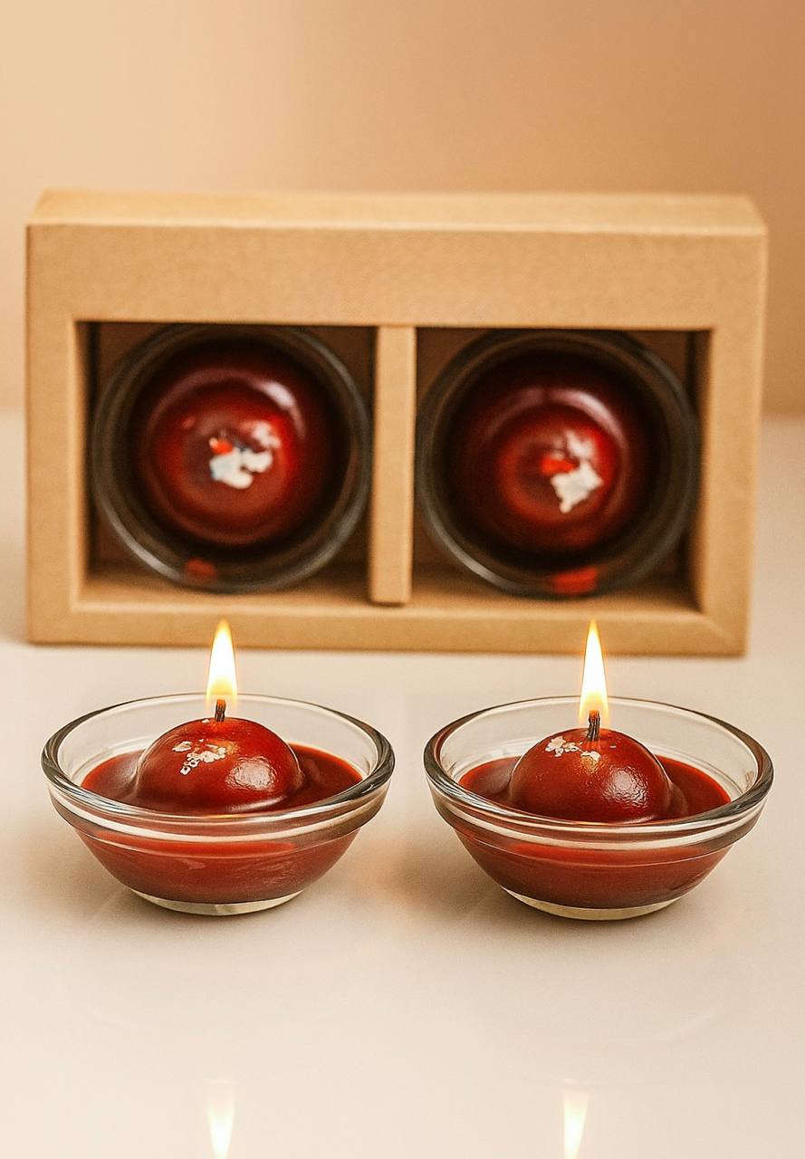 Gulab Jamun Scented Candle (Set of 2)