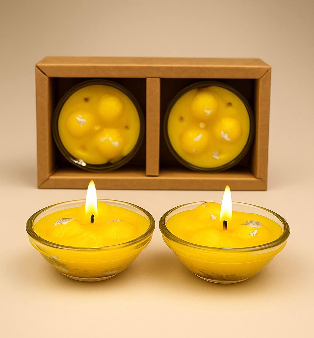 Rasmalai Candle (Set of 2)