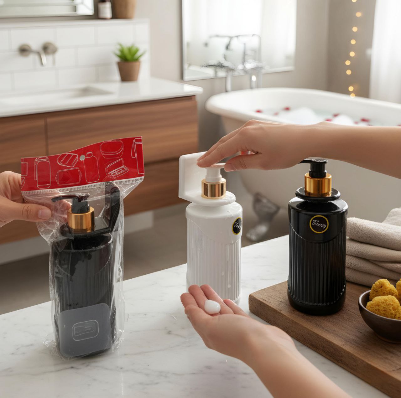 Self Adhesive Wall Mounted Liquid Dispenser