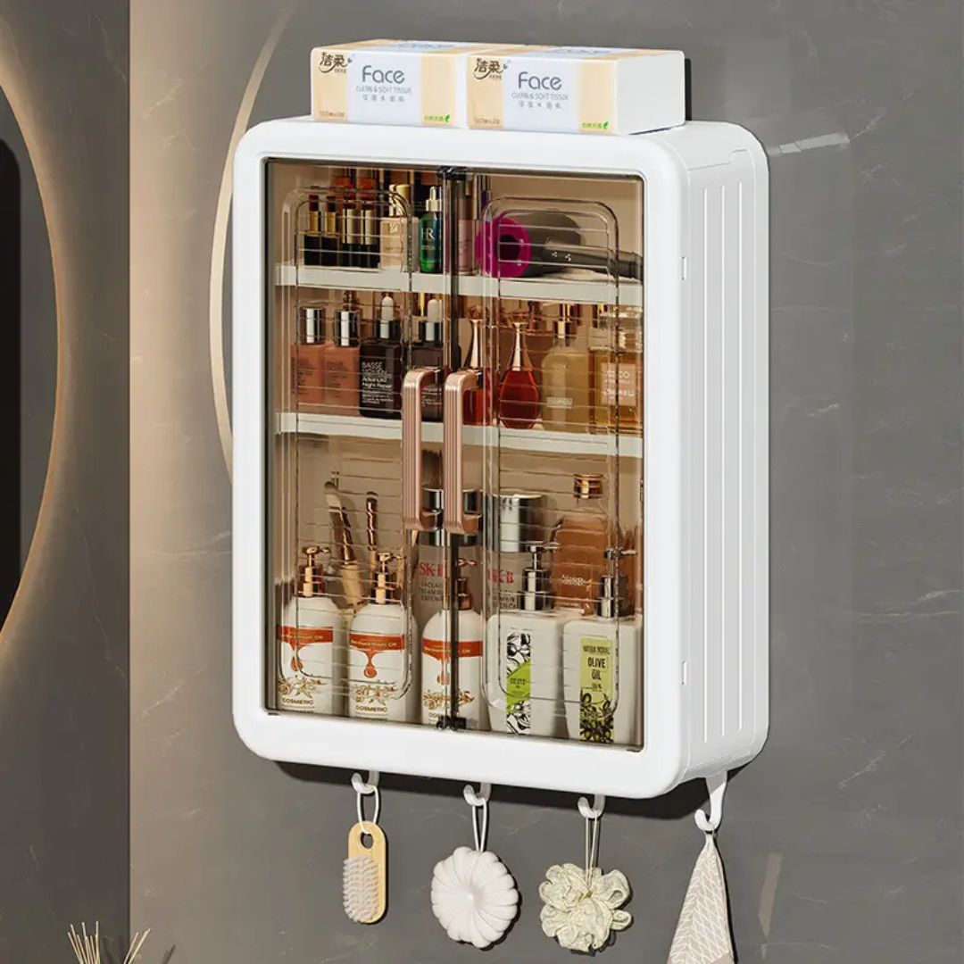 Wall Mounted Bathroom & Kitchen Storage Cabinet