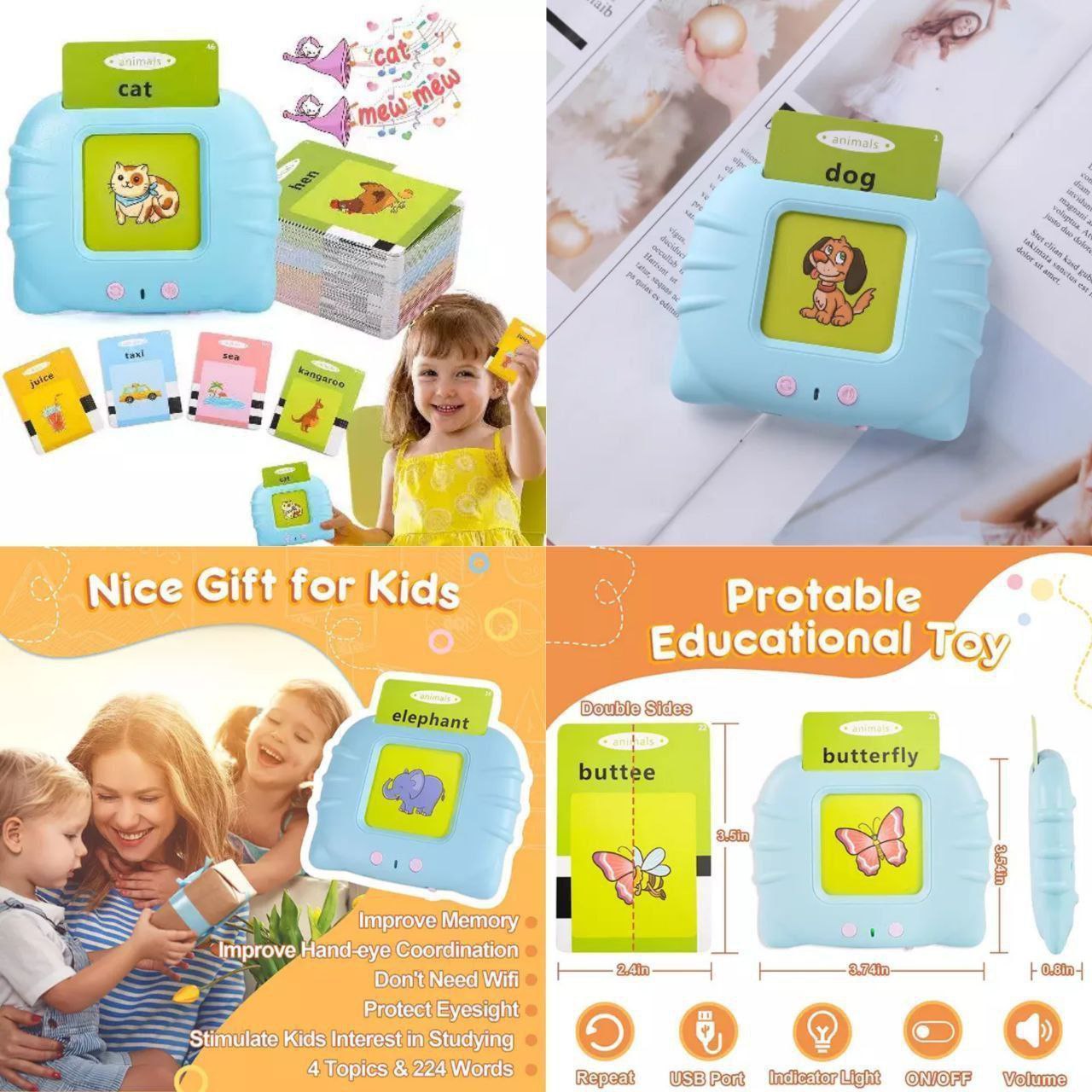 Kids Education Card Game