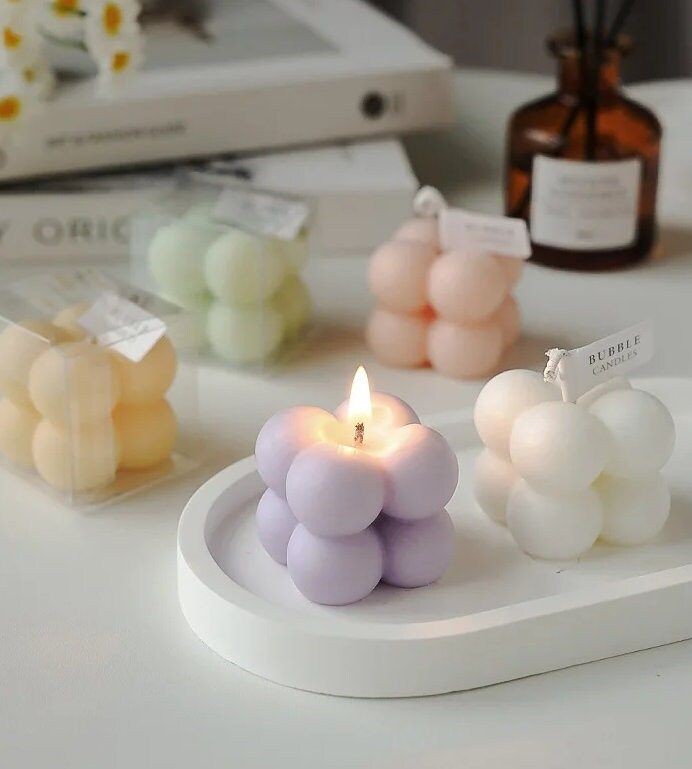 Scented Mini Cubic Candle (1 Piece)