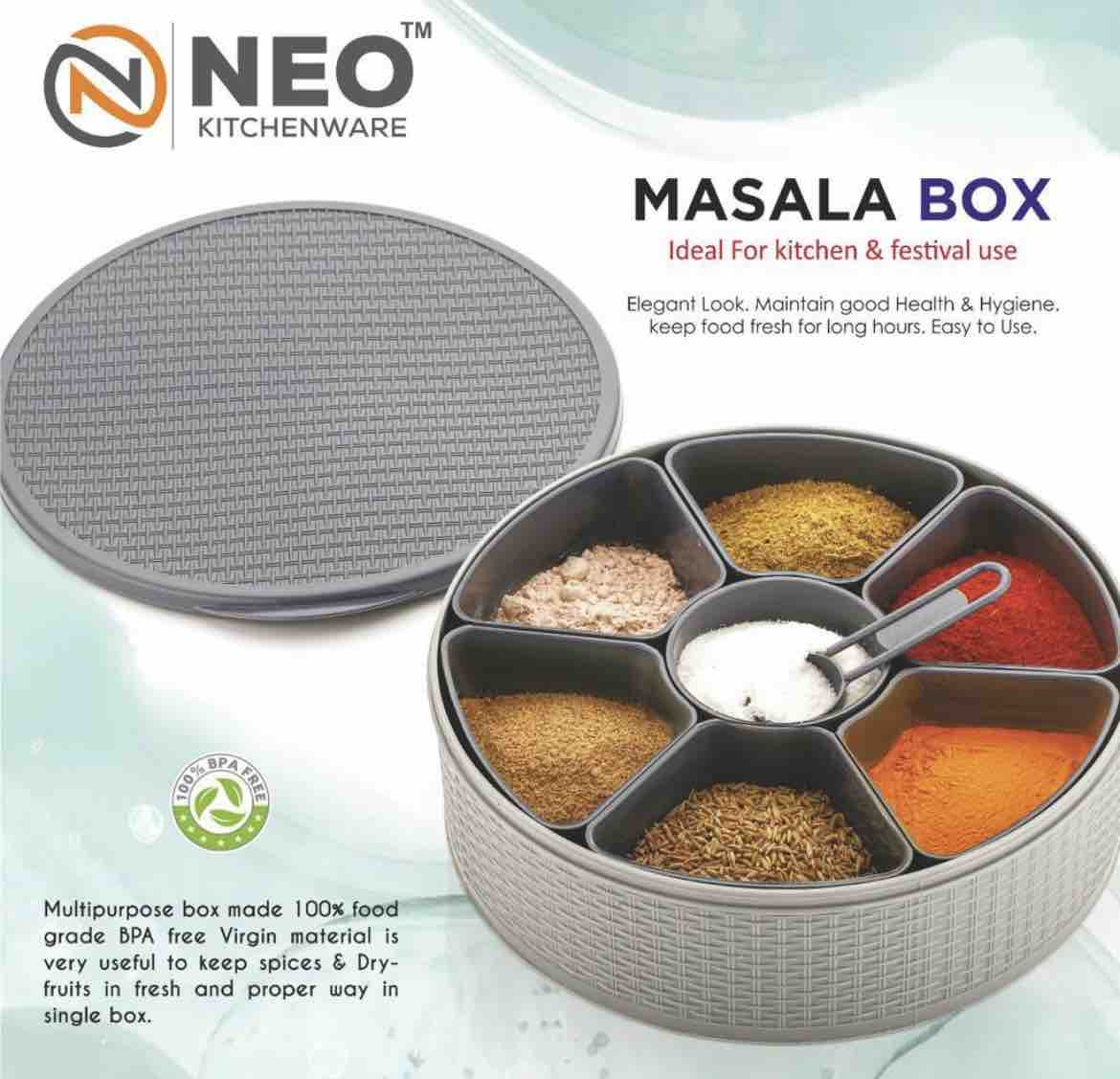 7 Section Masala Box