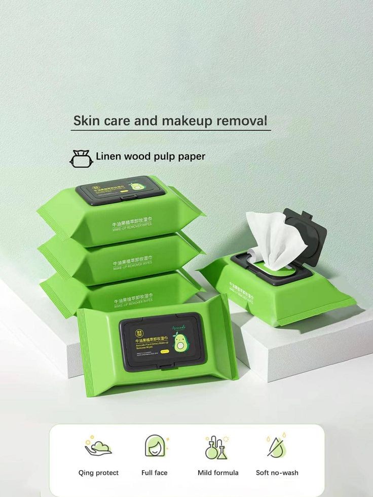 Avocado Facial Cleansing Wipes (Imported)