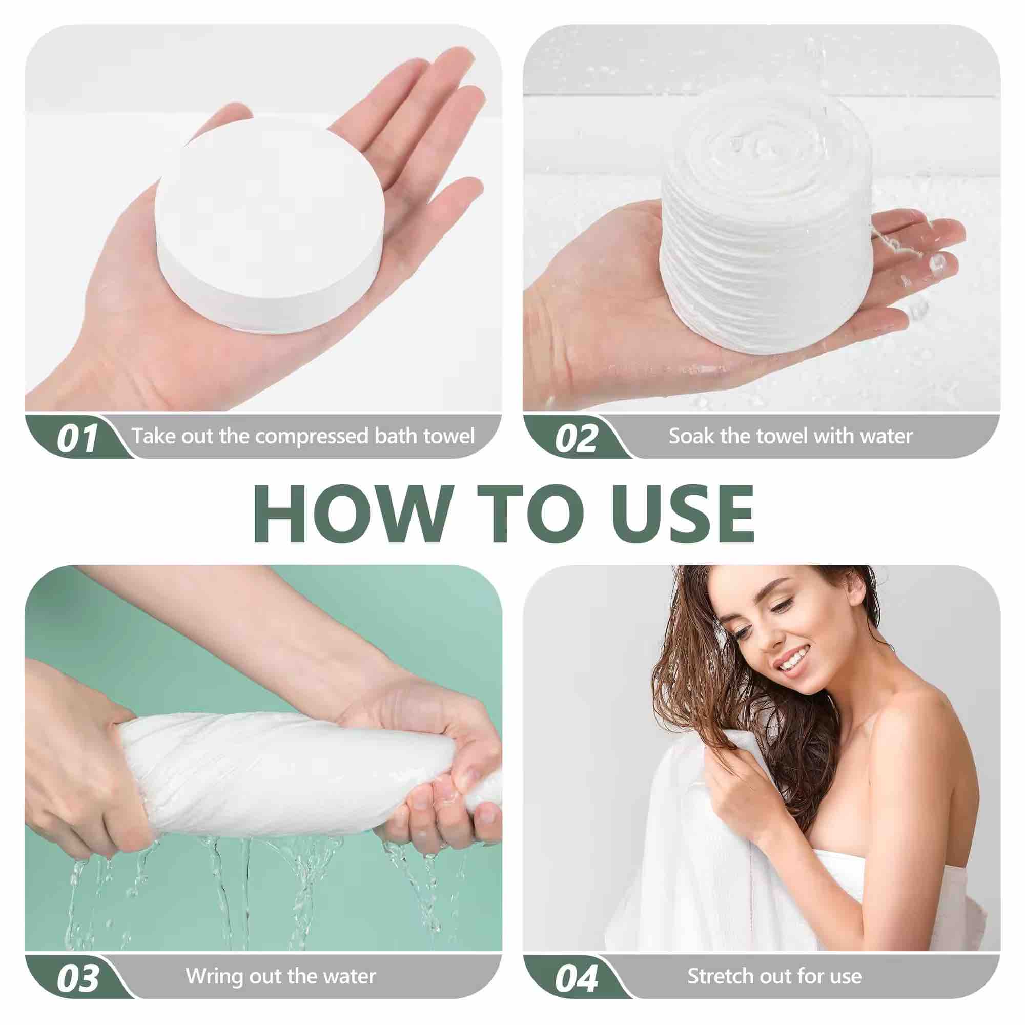 Travel Compressed Towel Tablet (Imported)