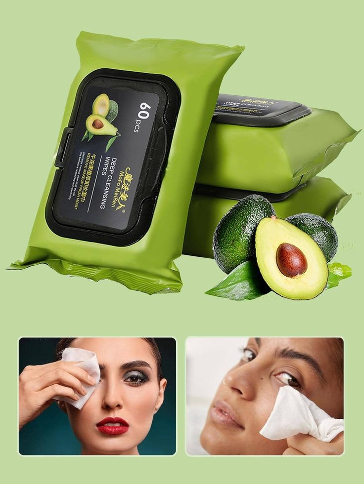 Avocado Facial Cleansing Wipes (Imported)