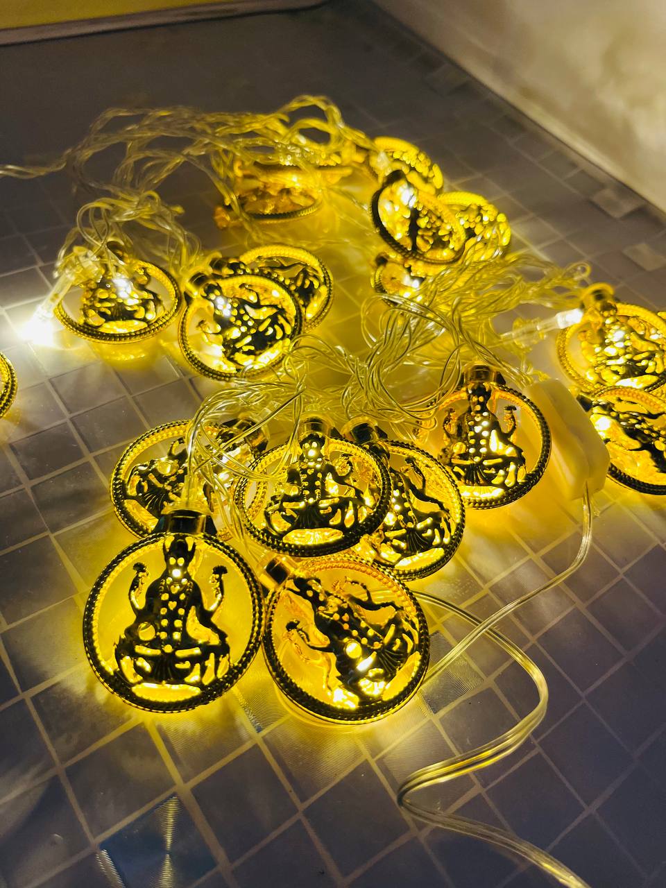 Golden Laxmi Ji LED Light (Imported)