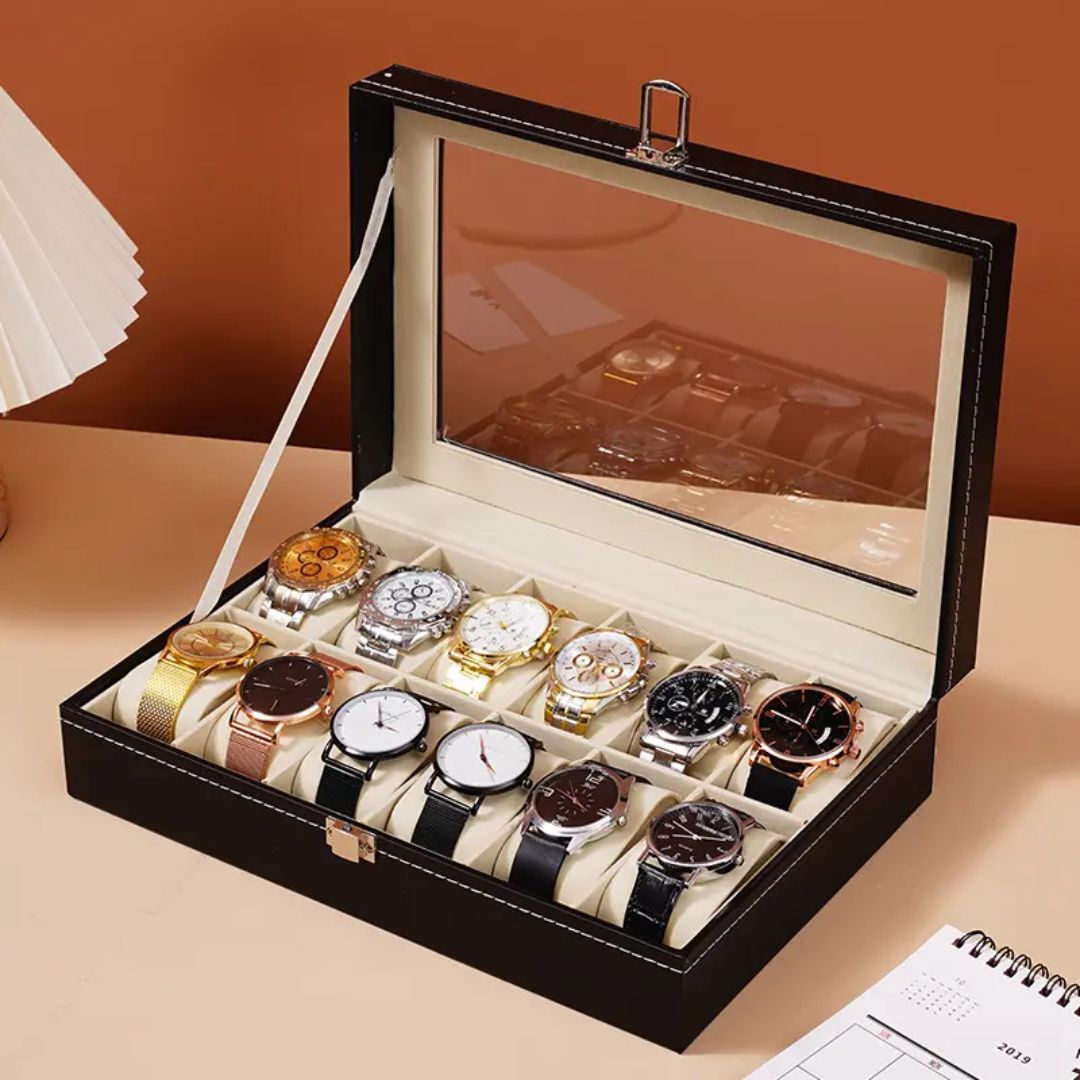 10 Section Watch Luxury Organizer (Imported)