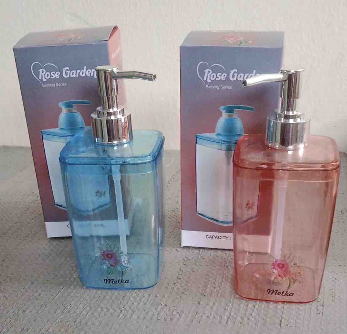 Crystal Transparent Liquid Soap Dispenser