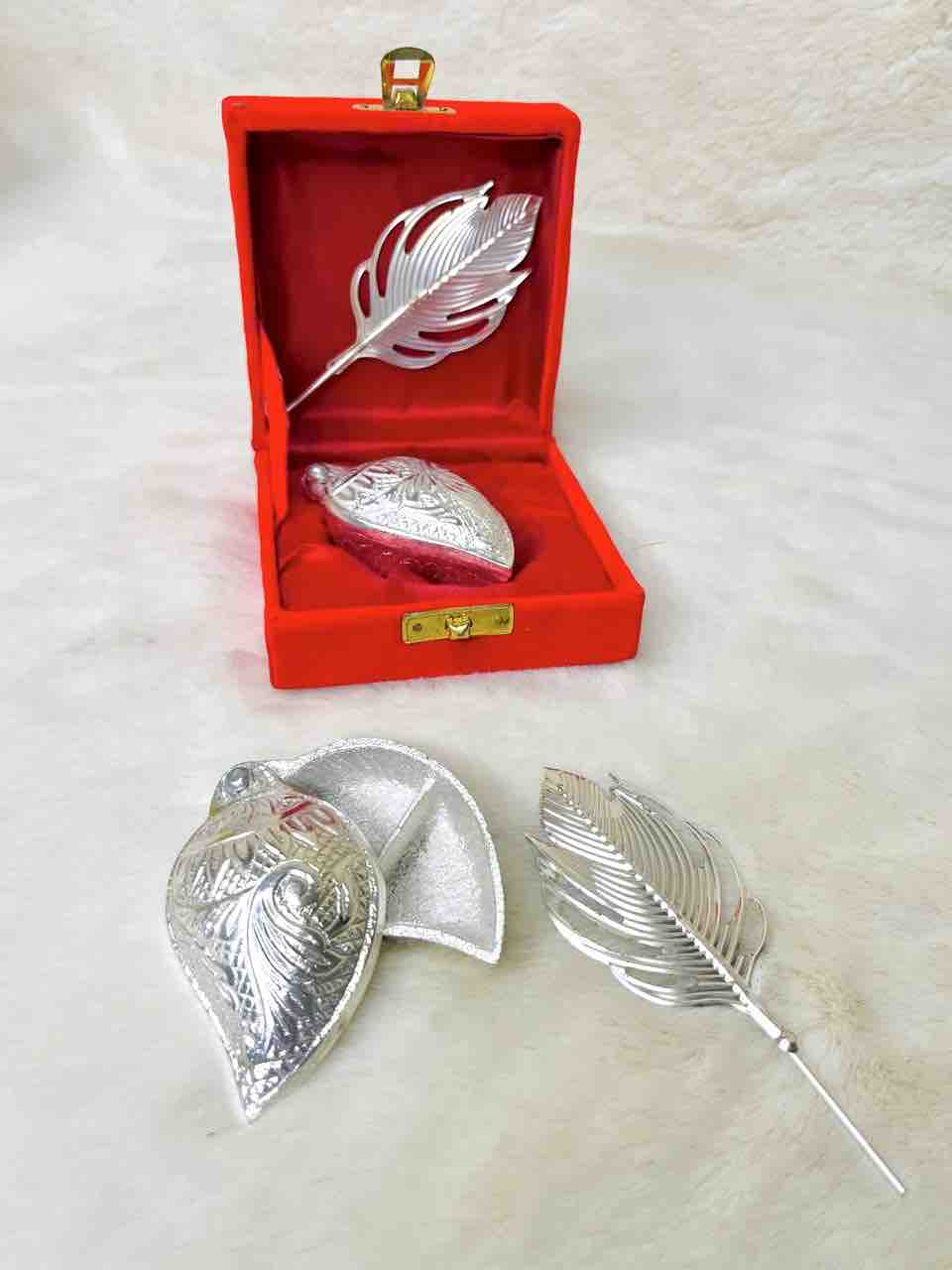 Silver Kum-Kum Box Gift Set