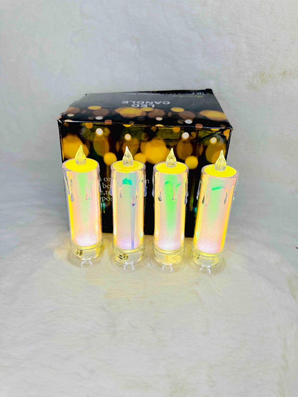 LED Rainbow Candle- Big Size (1 Piece)