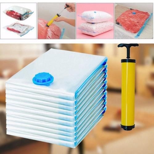 Vacuum Storage Bag (5 Bags & 1Pump)