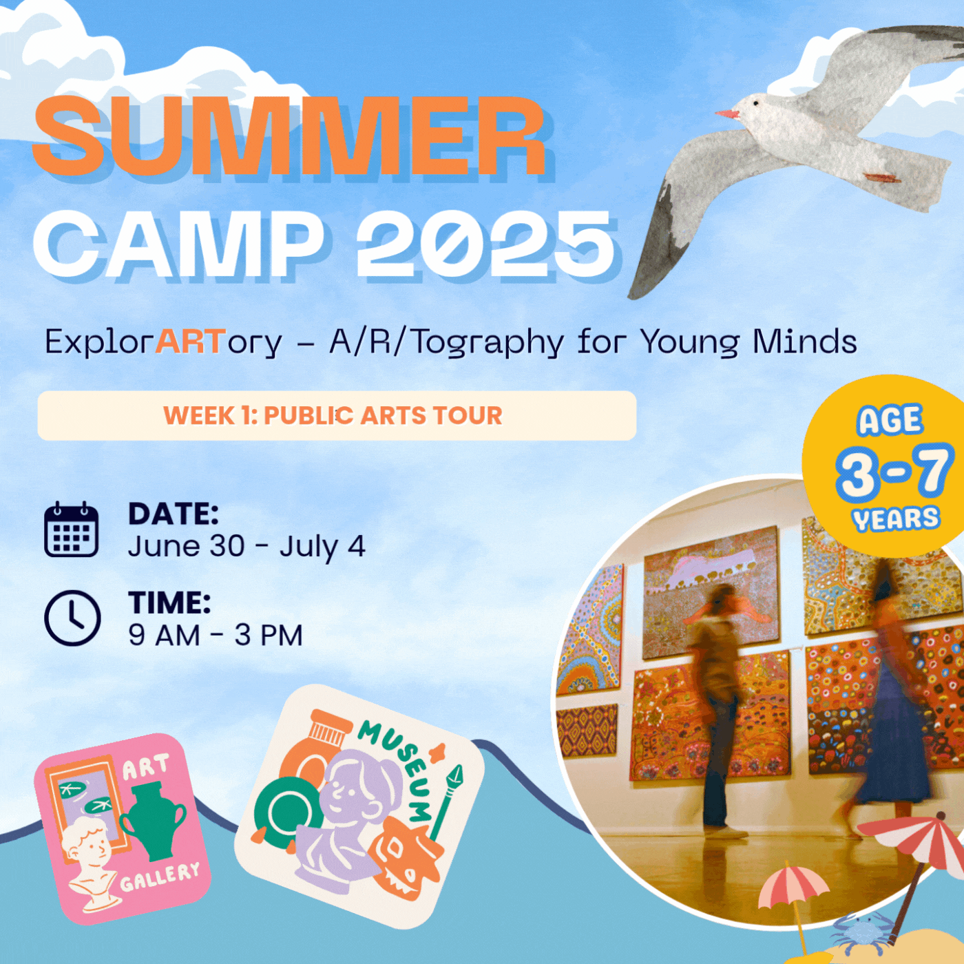 Week1 Summer Camp: Public Arts Tour