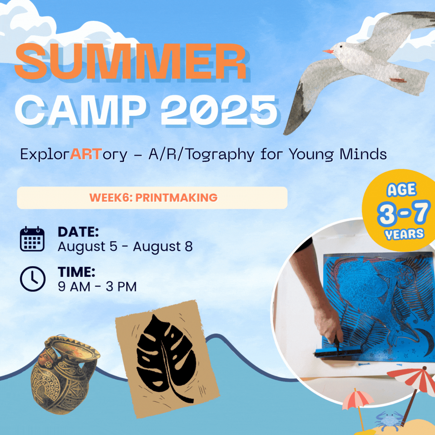 Week6 Summer Camp: Printmaking