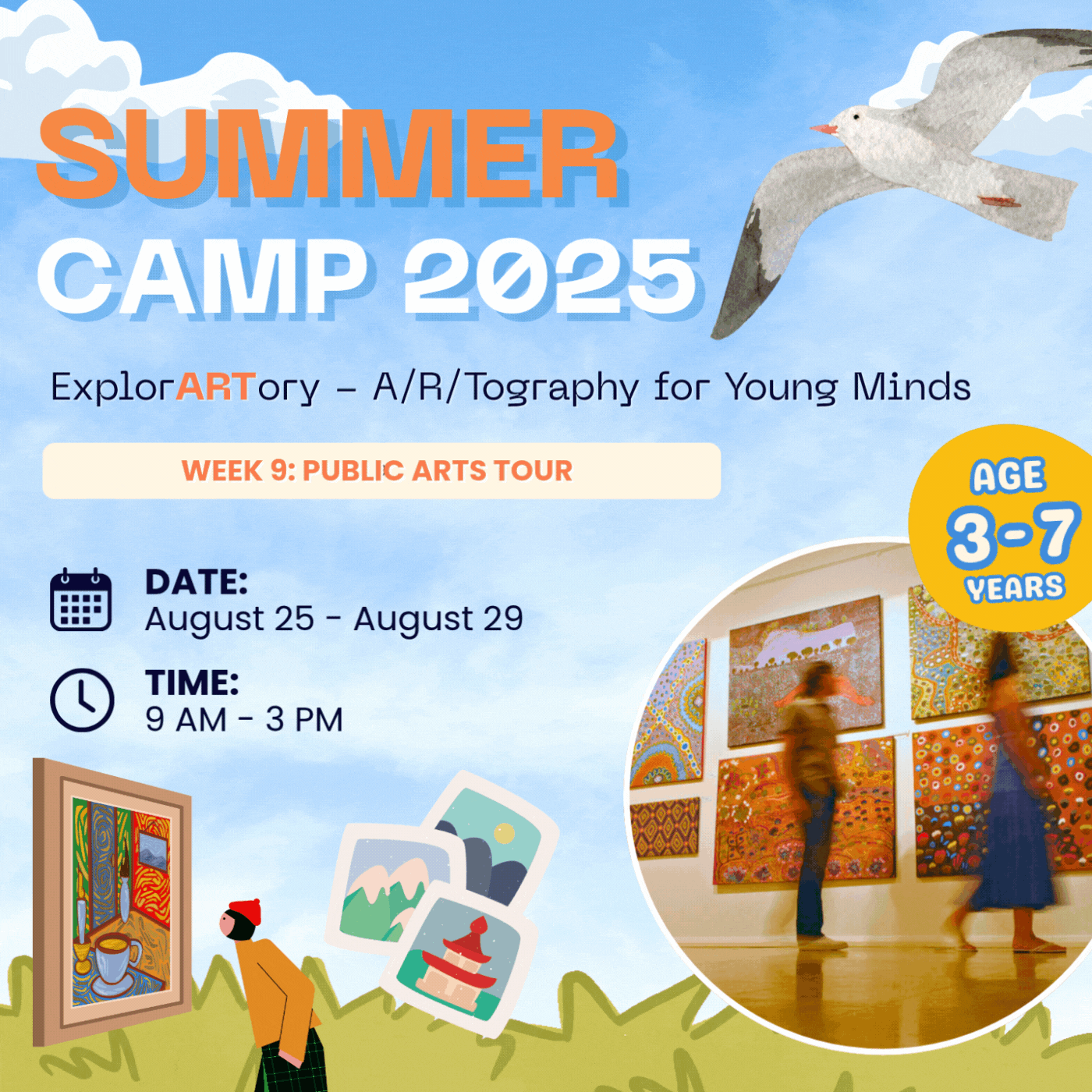 Week9 Summer Camp: Public Arts Tour