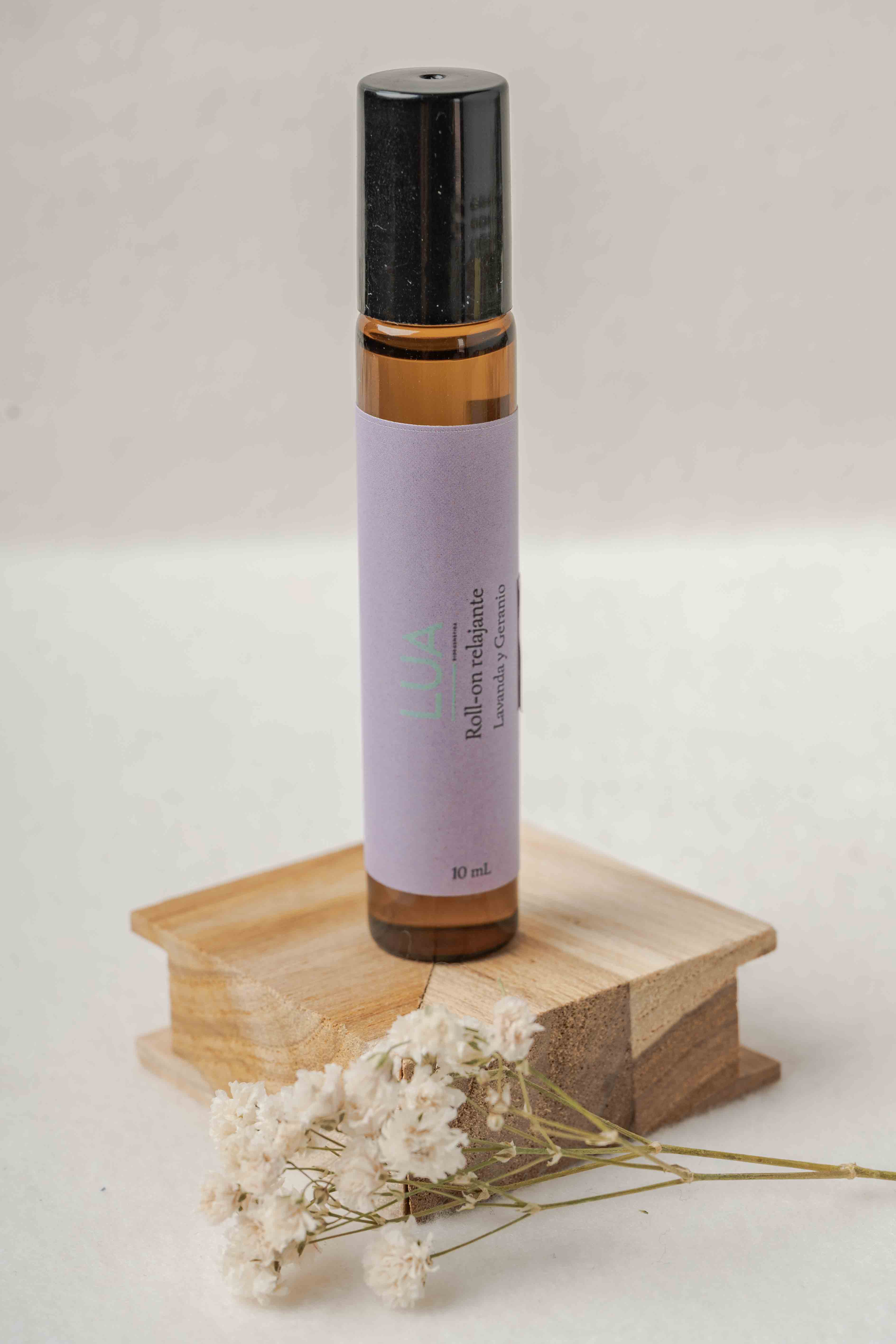 Aceite roll on lavanda y geranio