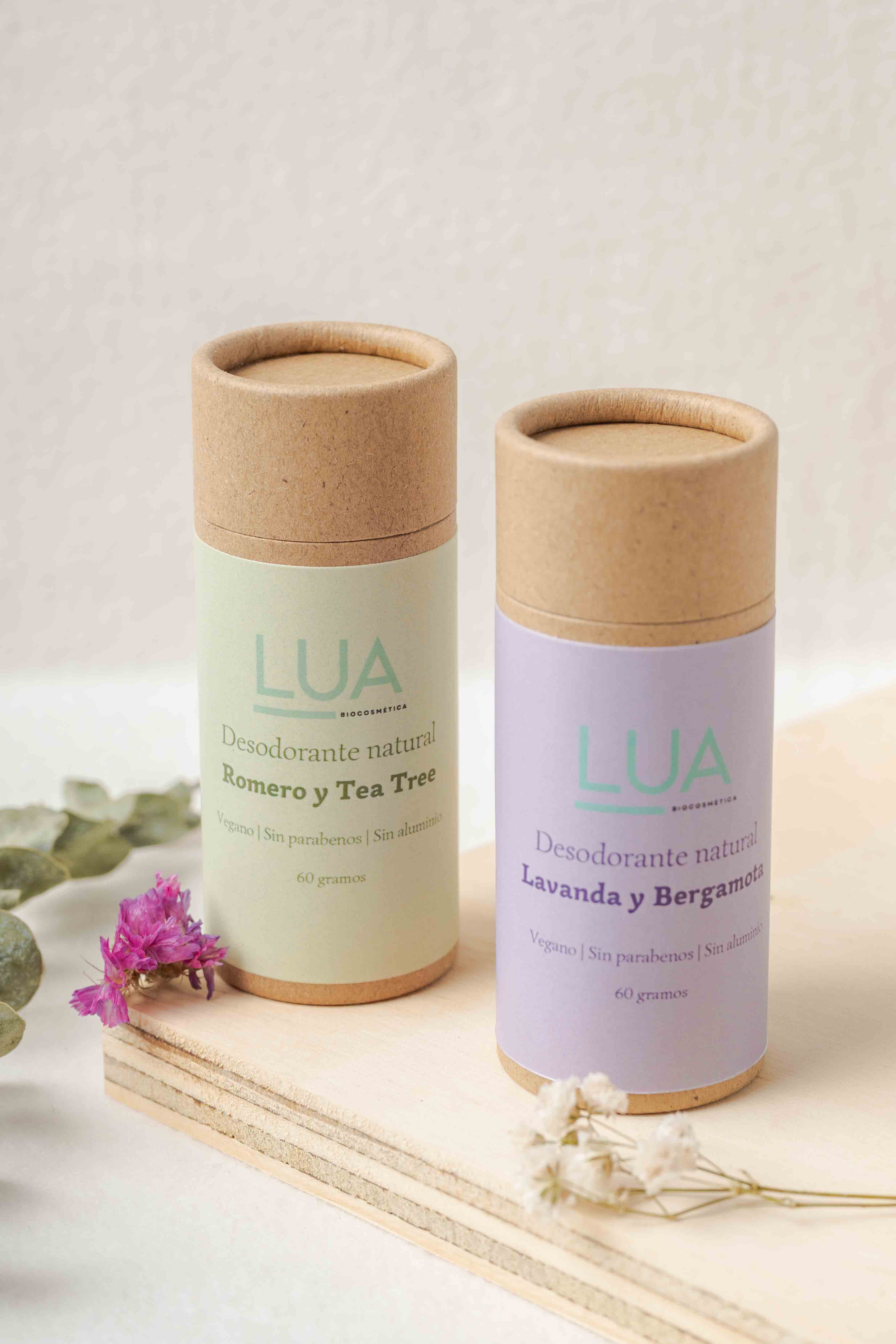 Desodorante sólido romero y árbol de té