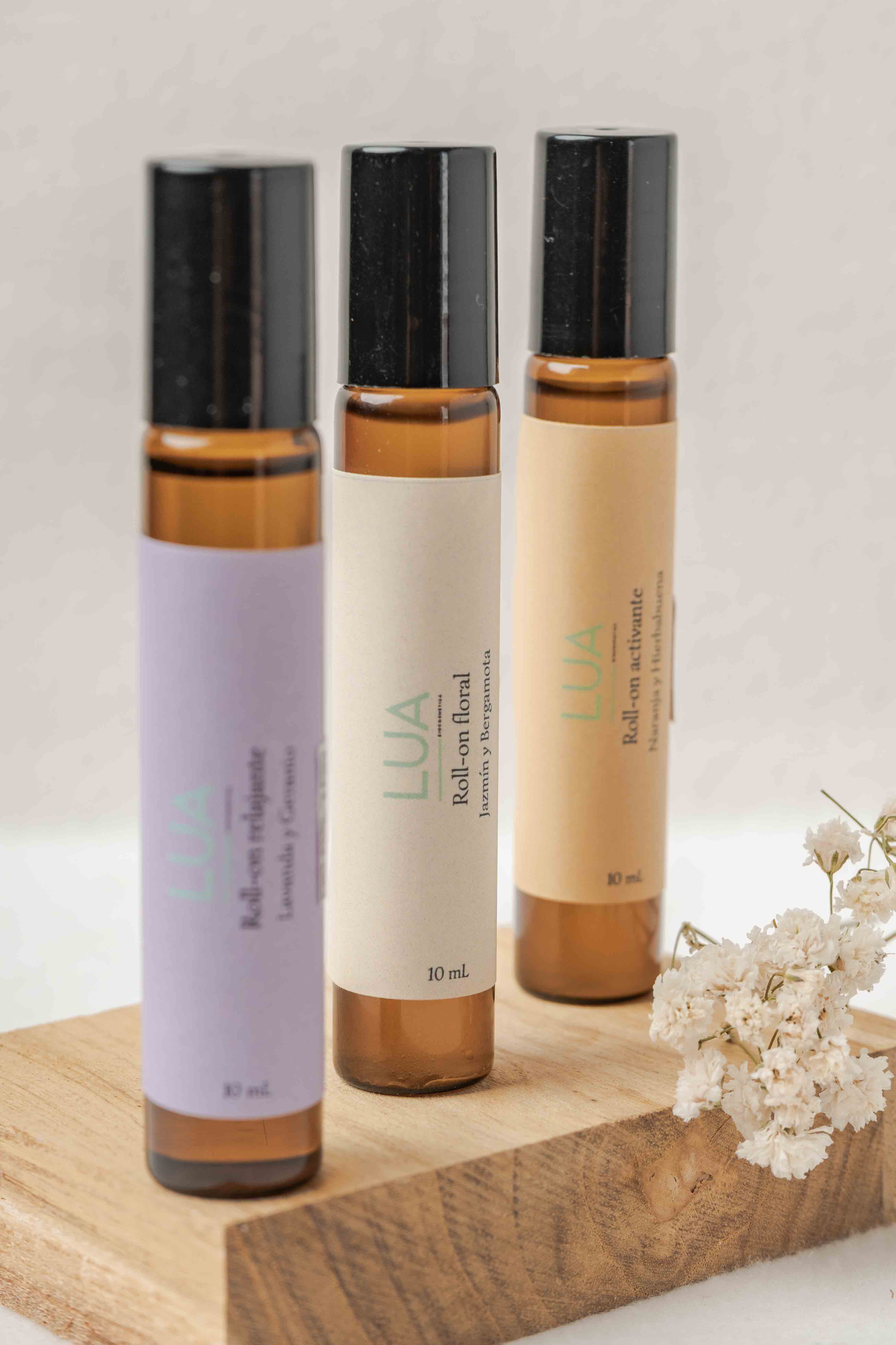 Aceite roll on bergamota y jazmín