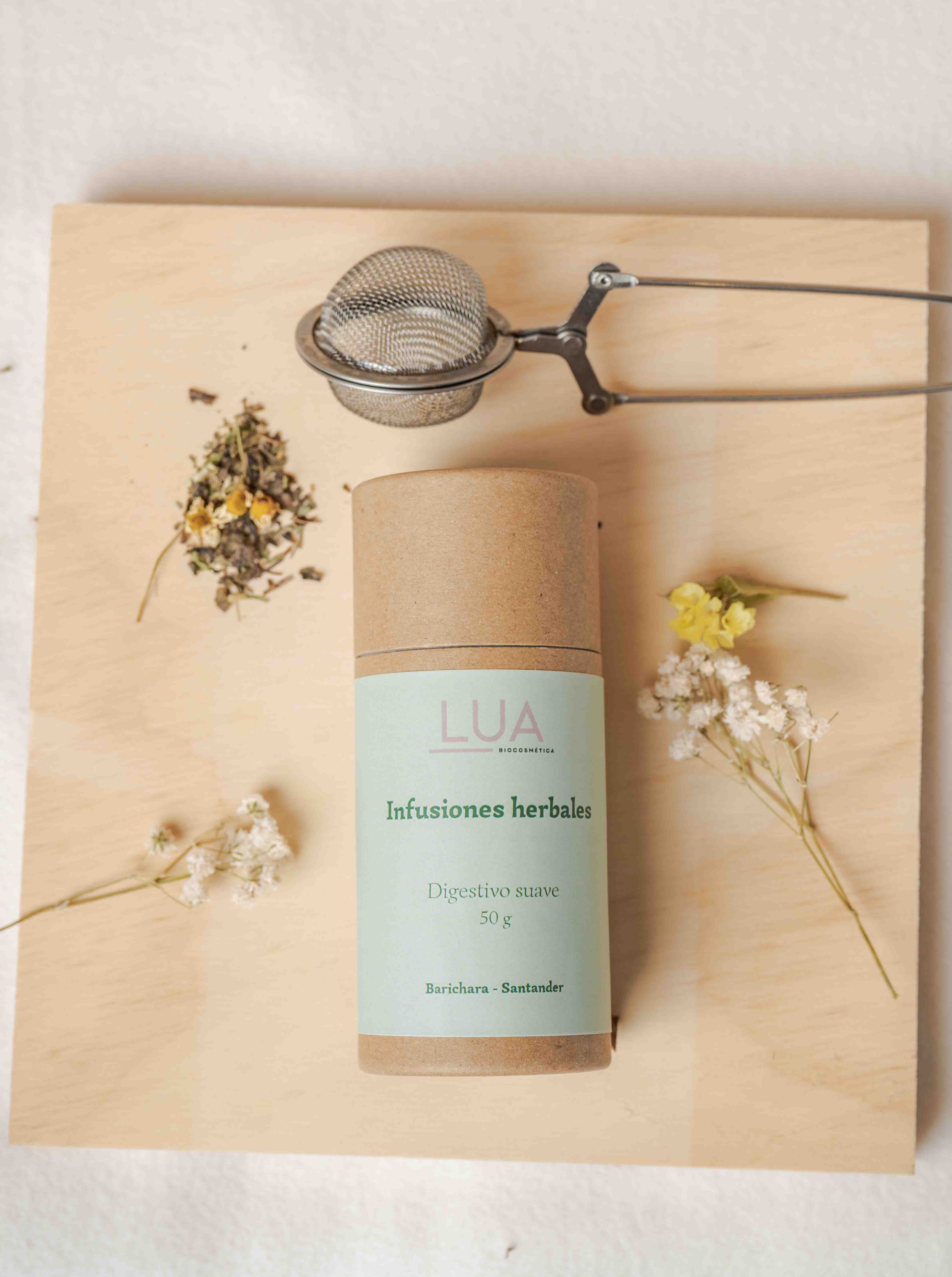 Infusión herbal digestiva suave