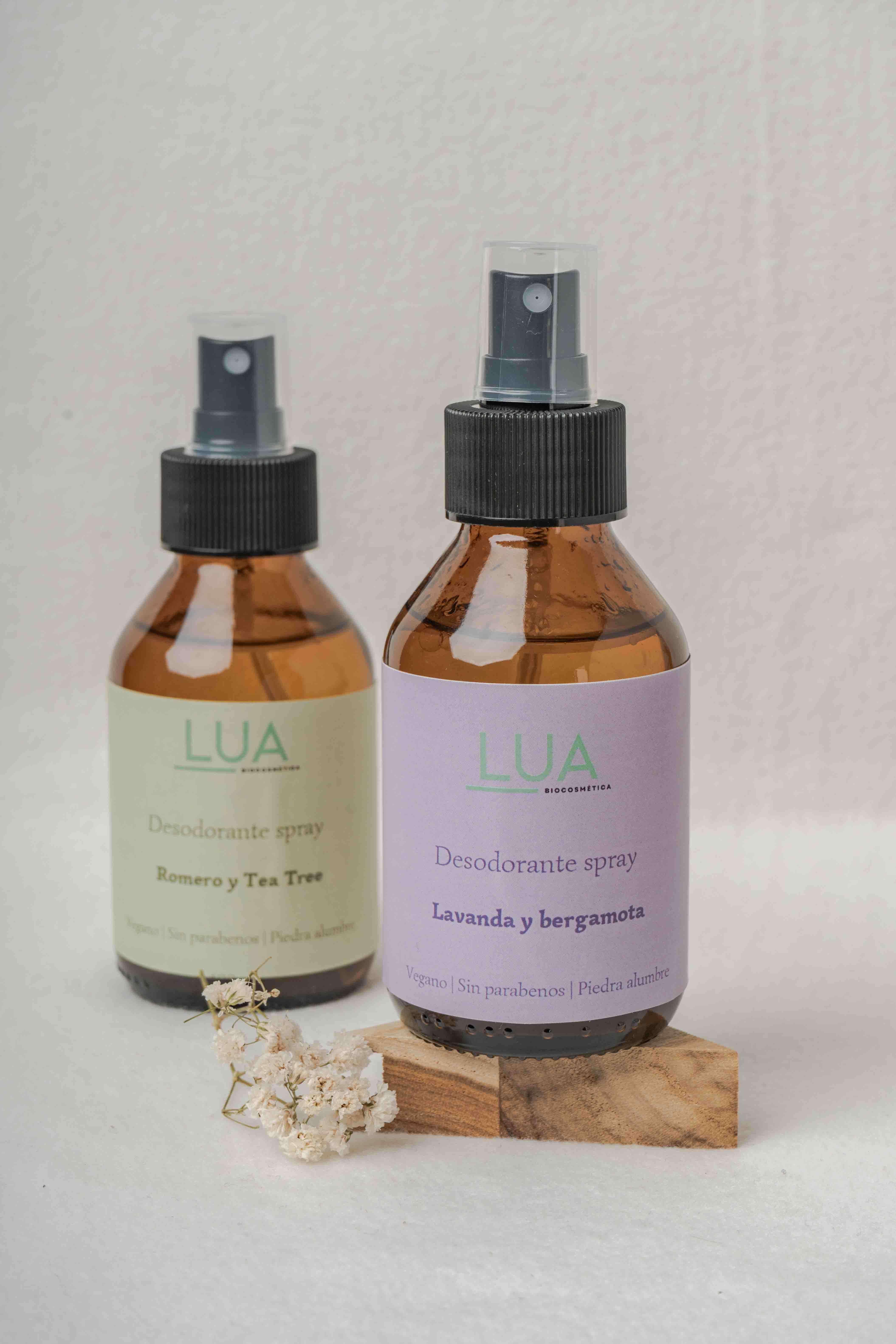 Desodorante spray romero y árbol de té