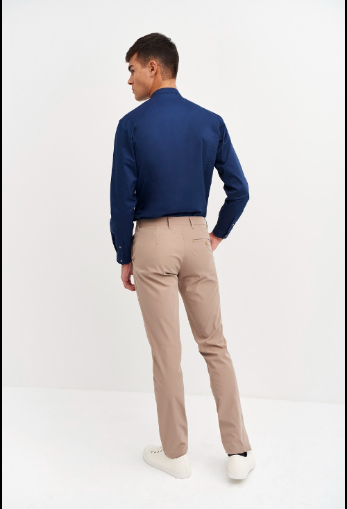 Camisa Cierre Inclinado Slim Fit HOMBRE