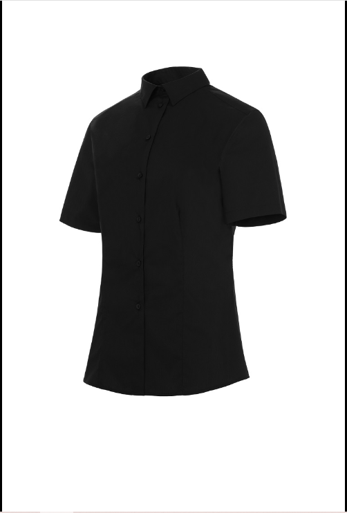 Camisa Manga Corta Cuello Camisero Slim Fit