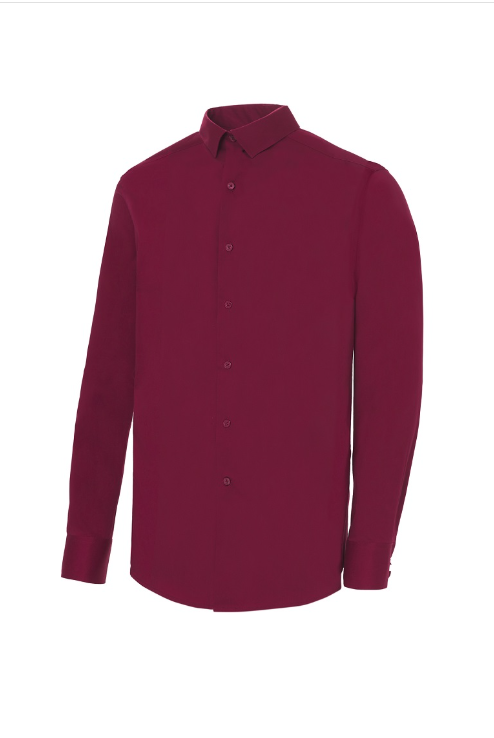 Camisa Cuello Italiano Slim Fit