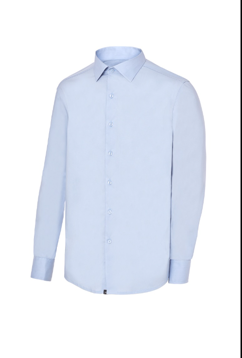 Camisa Cuello Italiano Slim Fit