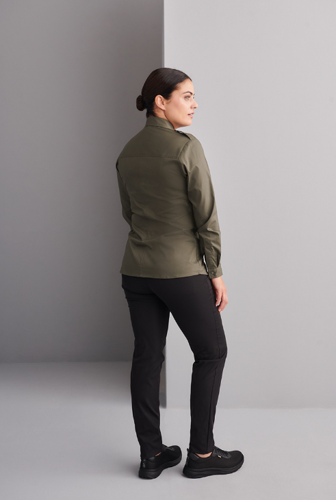 Camisa Cierre Lateral Slim Fit