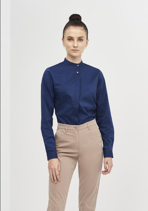 Camisa Cierre Inclinado Slim Fit