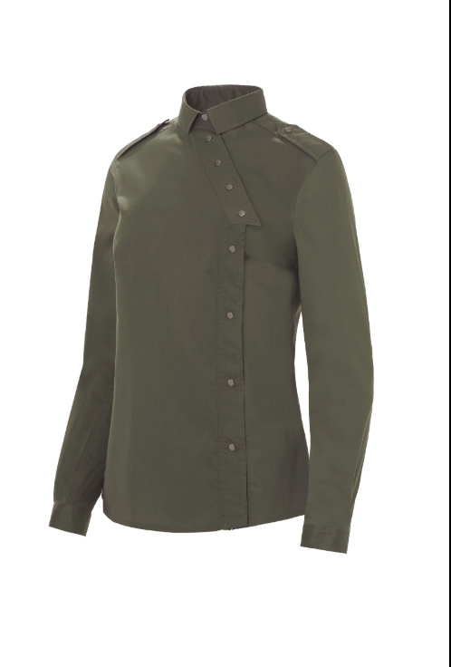 Camisa Cierre Lateral Slim Fit