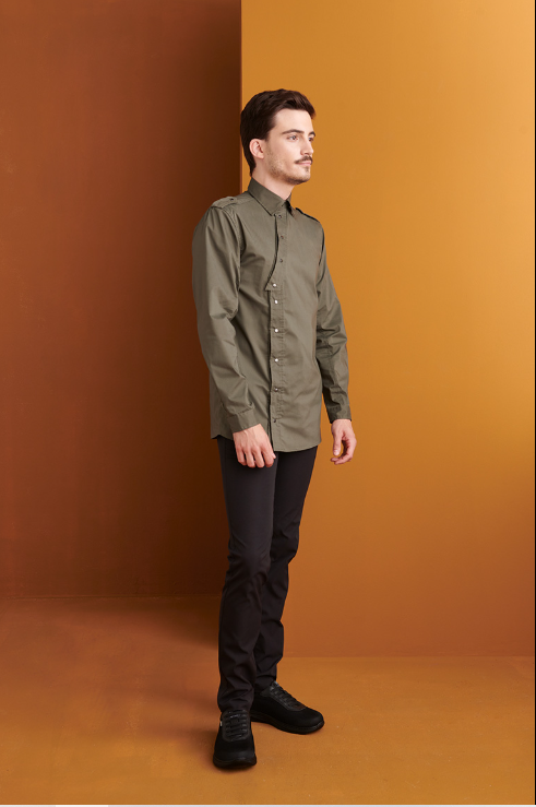 Camisa Cierre Lateral Slim Fit