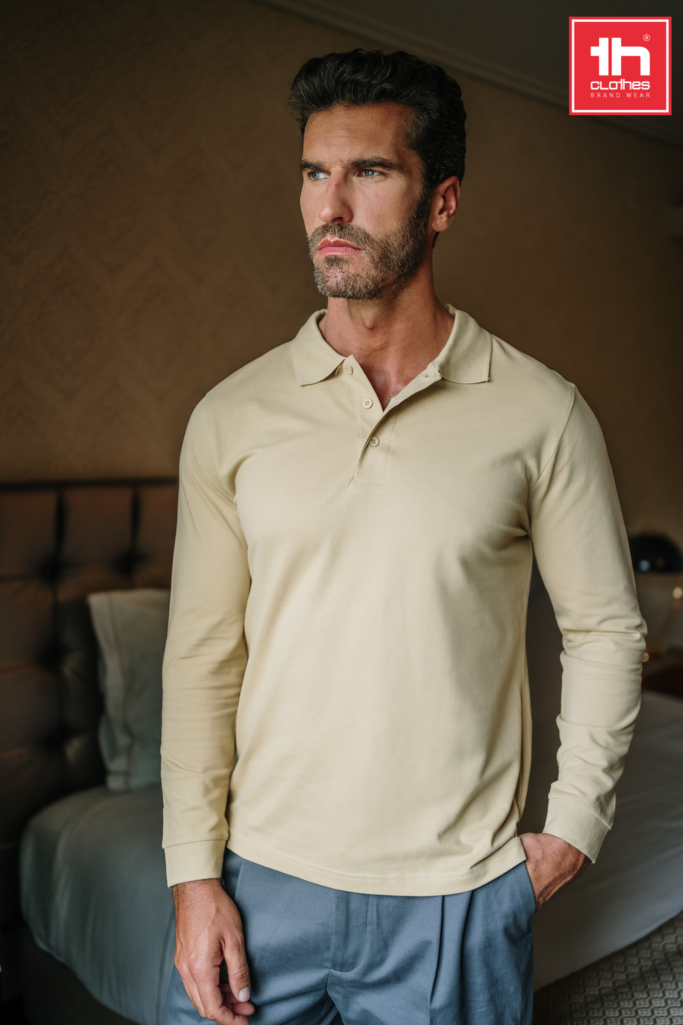 Polo Hombre M/L 100% algodón de trabajo duradero y cómodo 210gr