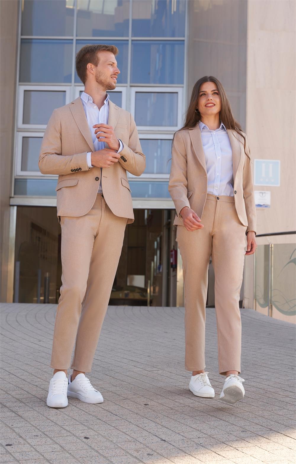 Pantalón Unisex de Vestir con Cintura Elástica