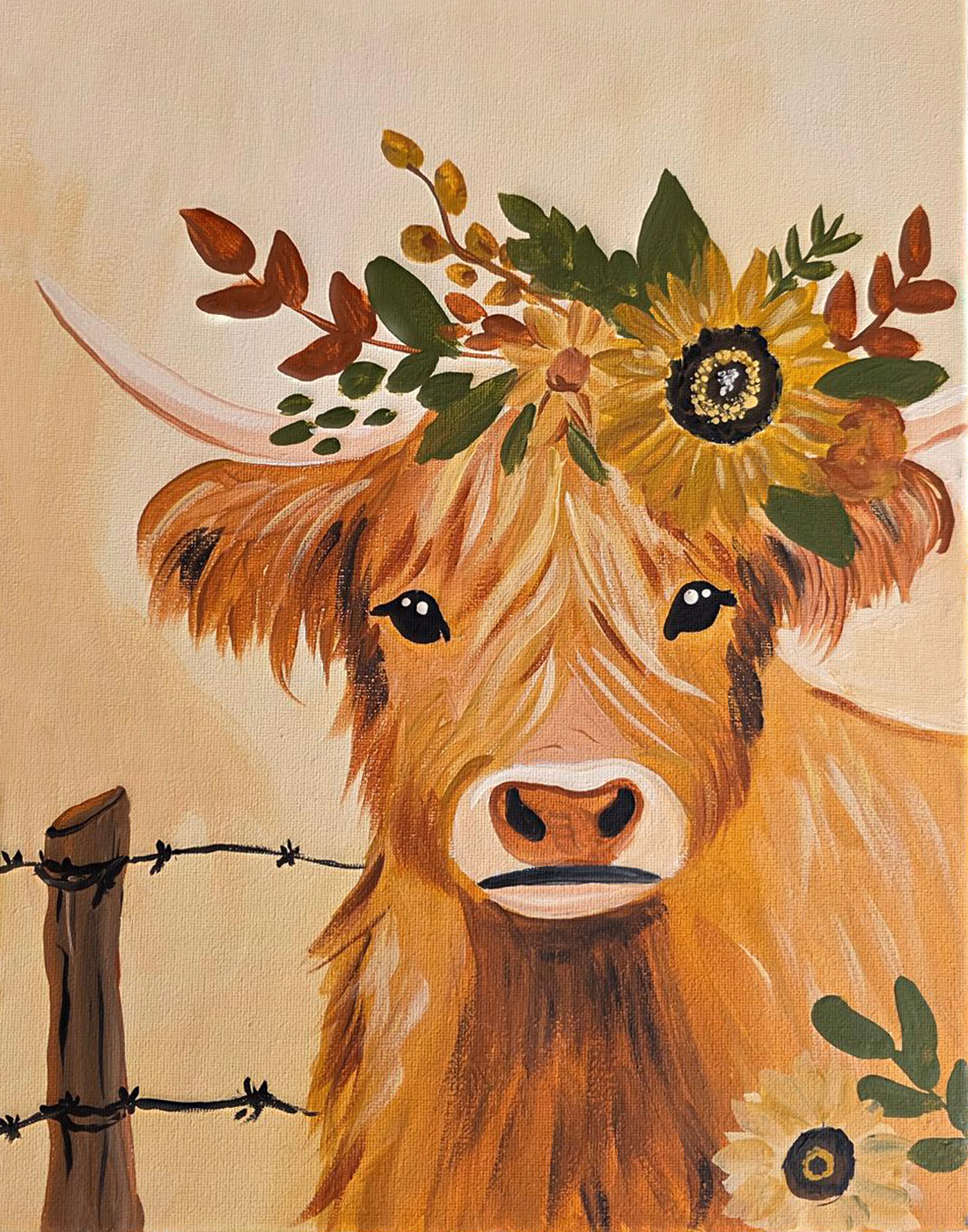 Honey the Highland Cow Paint Kit