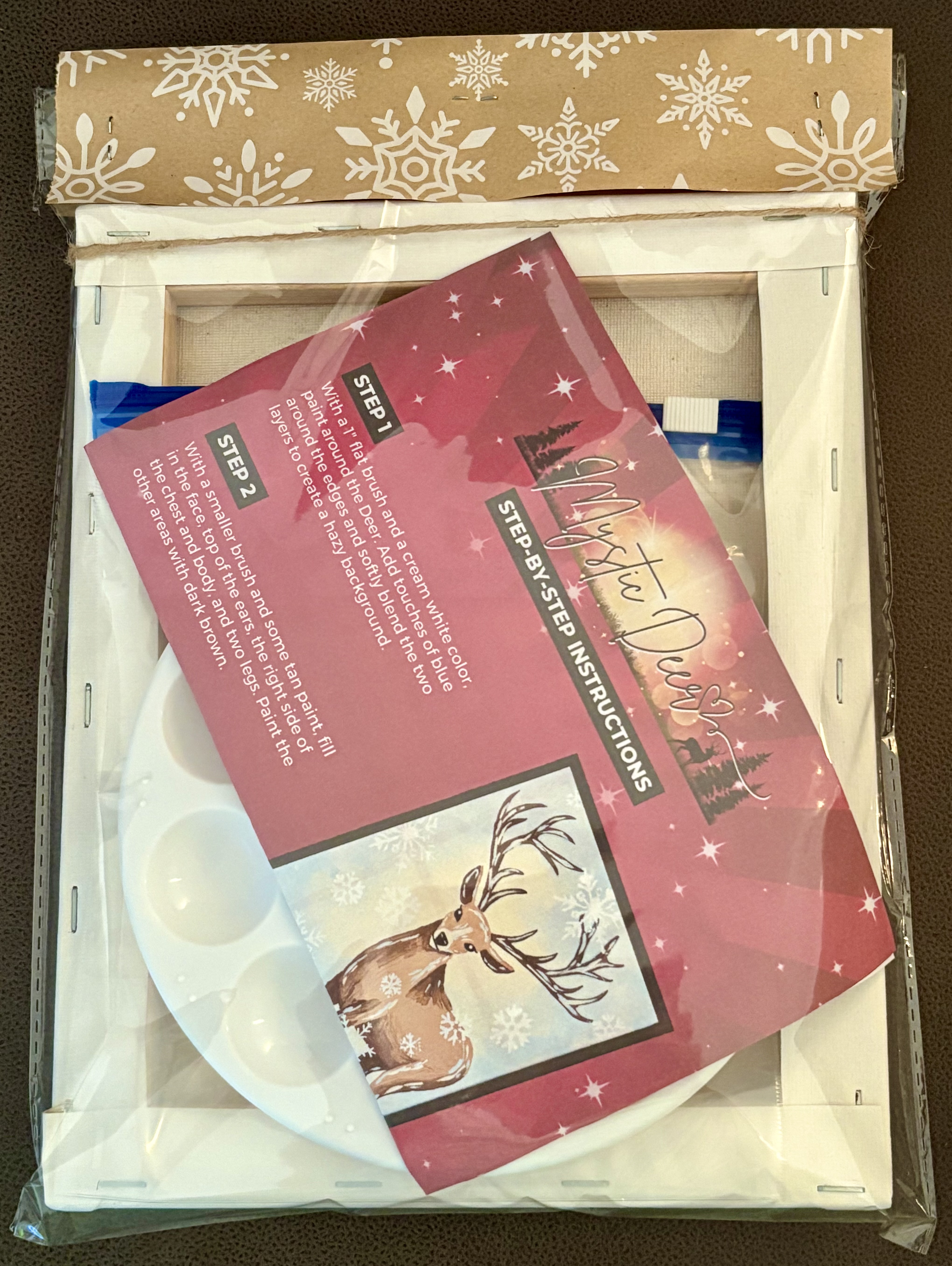 Winter Deer Painting Kit